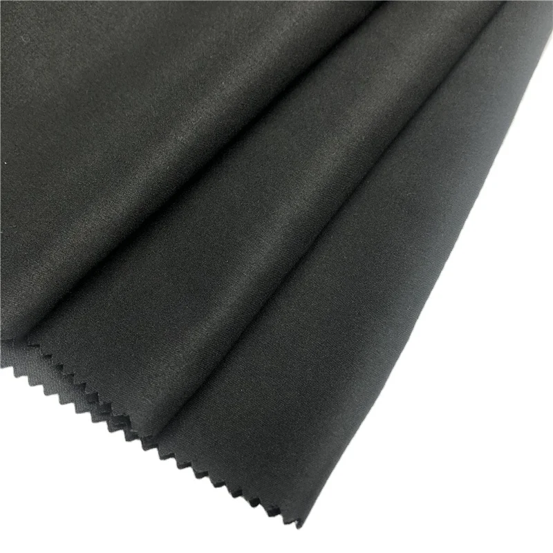 100% полиэстер саржа матовая микро персиковая кожа ткань для пляжных брюк и подкладки