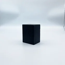 Black Wooden Cap 30ml 50ml Cube Square Perfume Empty Glass Bottle Bottles For Perfumes Clear Glass