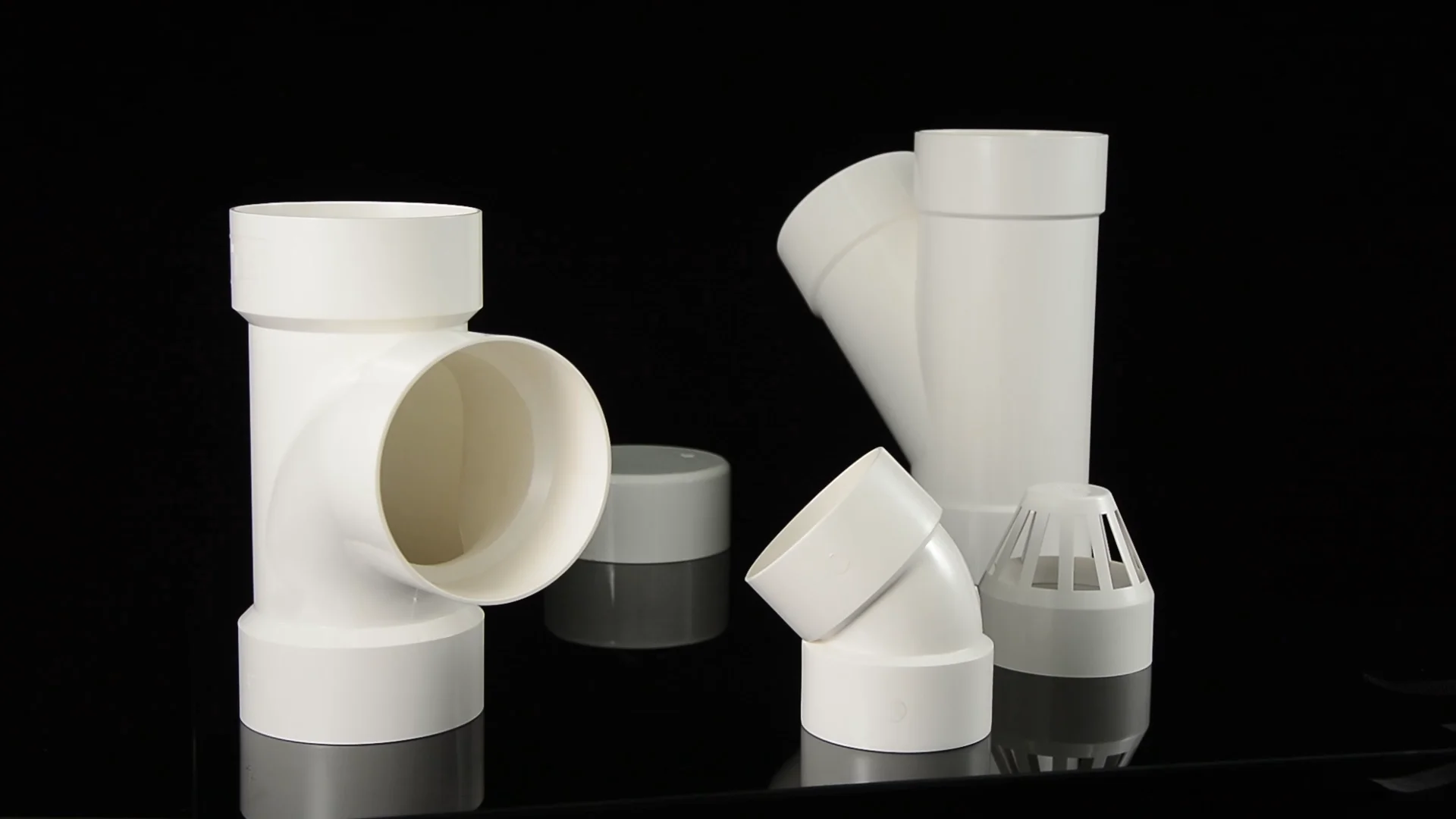 ASTM Drainage pipe fittings White UPVC PVC Plastic Pipe Fitting Y Tee WYE TEE