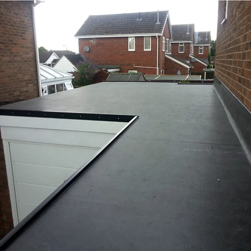 1mm 1.2mm 1.5mm 2mm Thickness Self adhesive epdm rubber sheet with fabric backing for Roofing