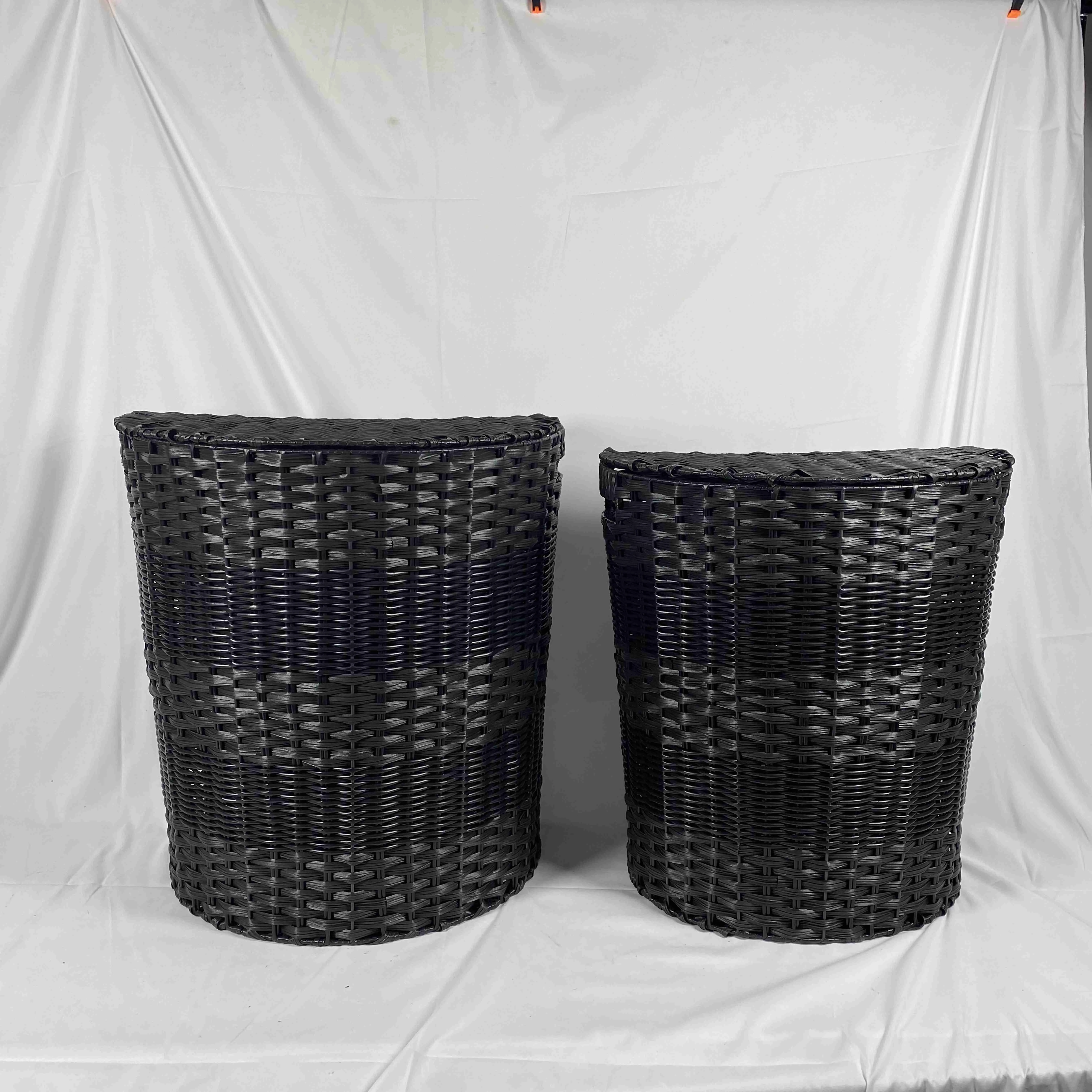 Hot selling Wholesale laundry baskets with lids storage baskets for clothes plastic laundry basket