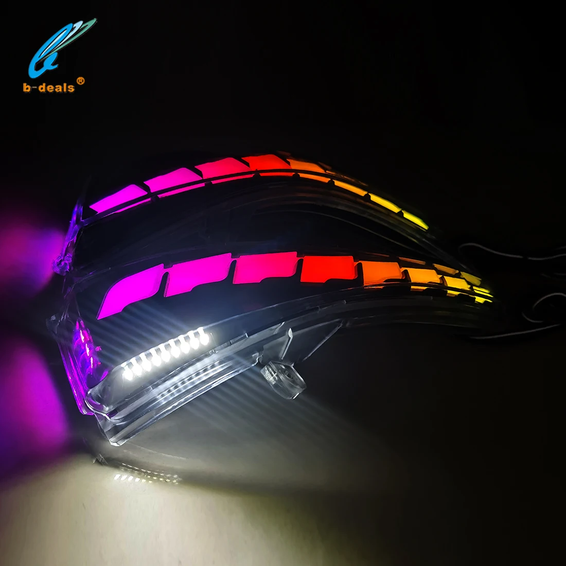 Динамический Желтый поворотный сигнал RGB потоковый Светодиодный Боковой зеркальный свет для Infiniti Q50 Q60 Q70 QX50 QX60