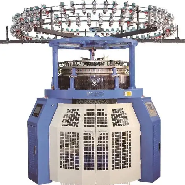 High Speed Single Jersey Open Width Circular Knitting Machine Fully Automatic Knitting Machine Groz Beckert Needles