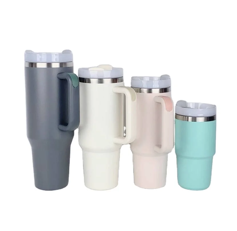 Новый Лидер продаж H2.0 40oz популярный приключенческий тумблер с ручкой и соломой Ss 18/8 вакуумная дорожная кружка поддержка сублимации