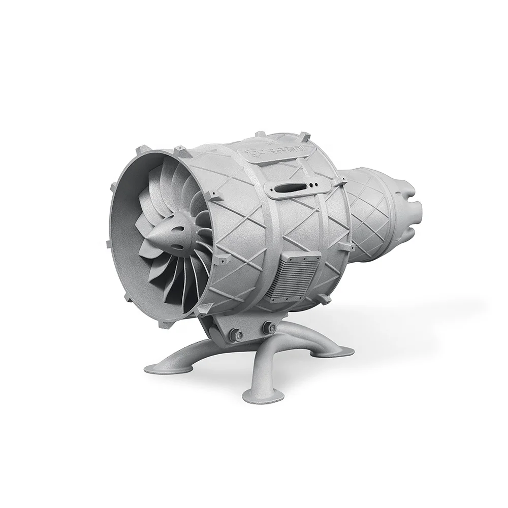 additive manufacturing The plane impeller Titanium aviation parts SLM Metal 3D Printing Service