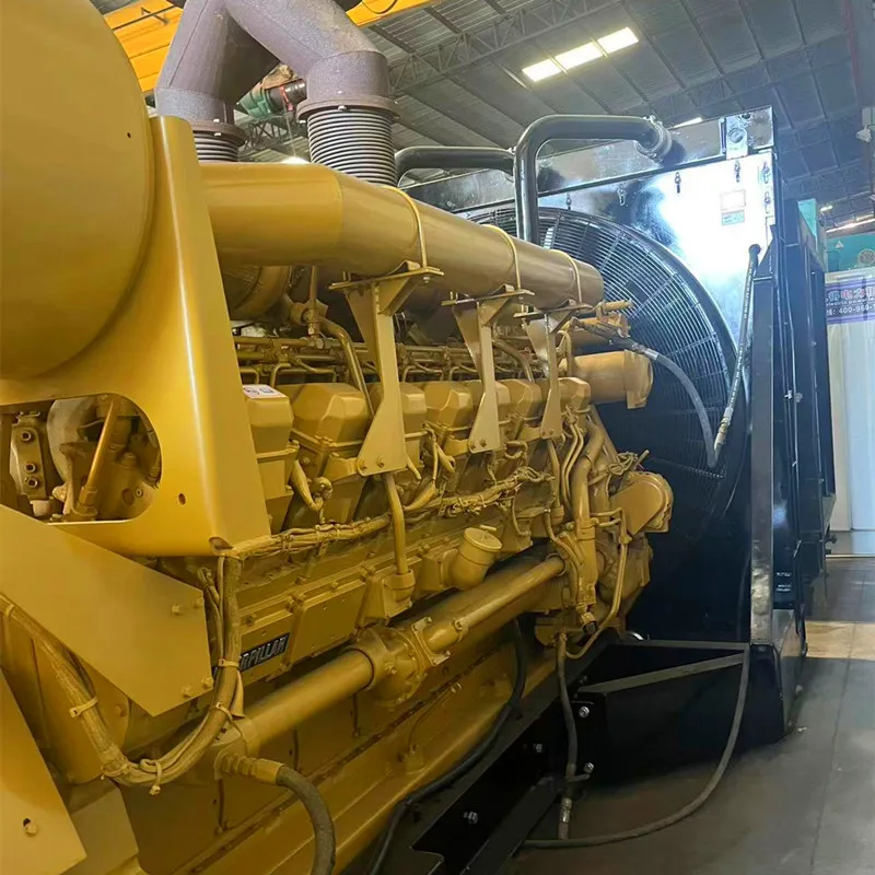 Подержанный Caterpillar 1000 кВт 1600 2000 дизельный генератор в очень хорошем состоянии