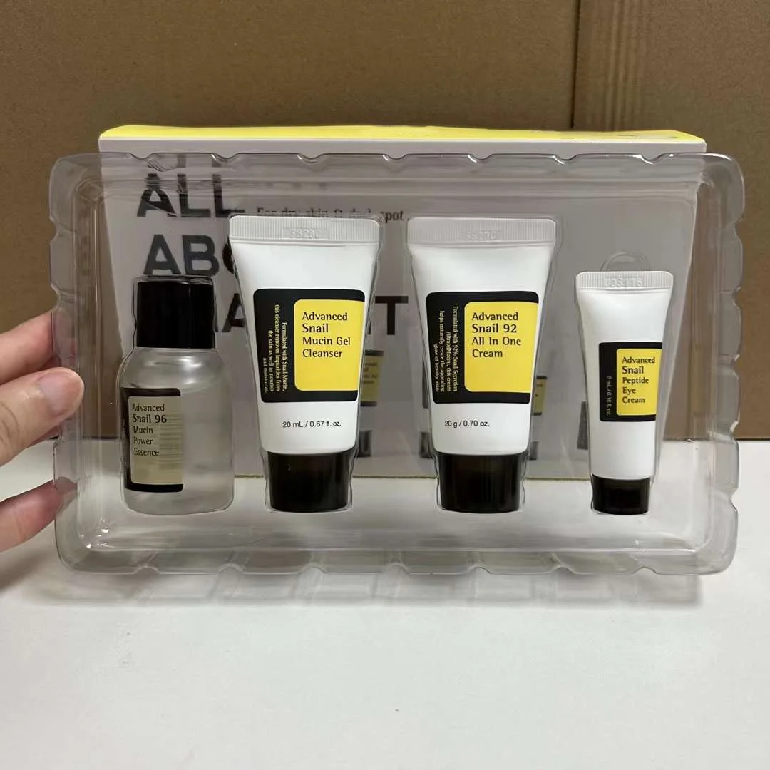 Korean Skincare Advanced All About Snail Kit Face Care Moisturizing Repair Snail Mucin Beauty Organic Skin Care Serum
