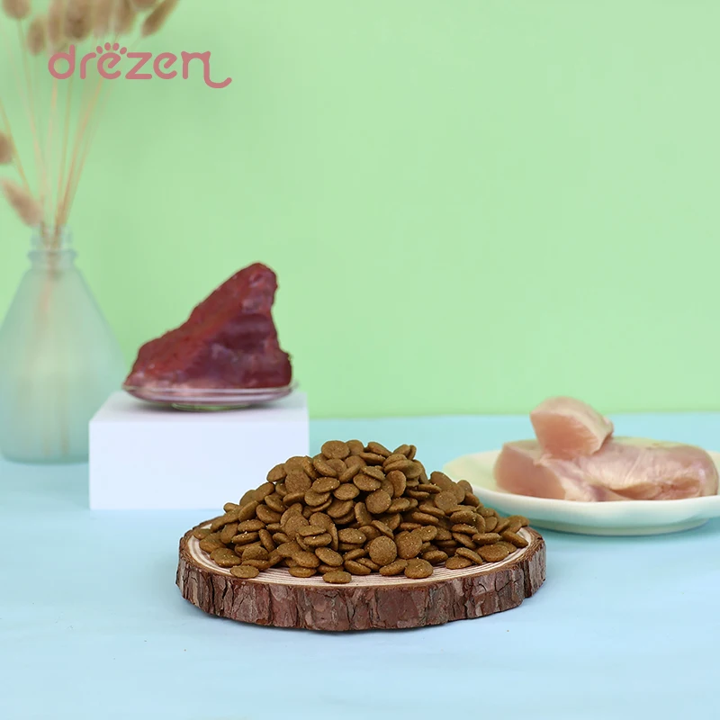 Рецепт настоящей курицы и утки полный сбалансированный питательный бесзерновой ограниченный ингредиент корм для собак Минимальный заказ 10 кг