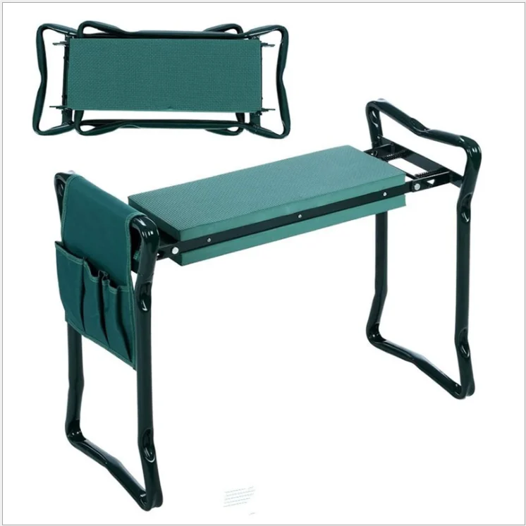 Folding Garden Kneeler and Seat with 3 Bonus Tool Pouches Promotion Garden Folding Kneeler Seat