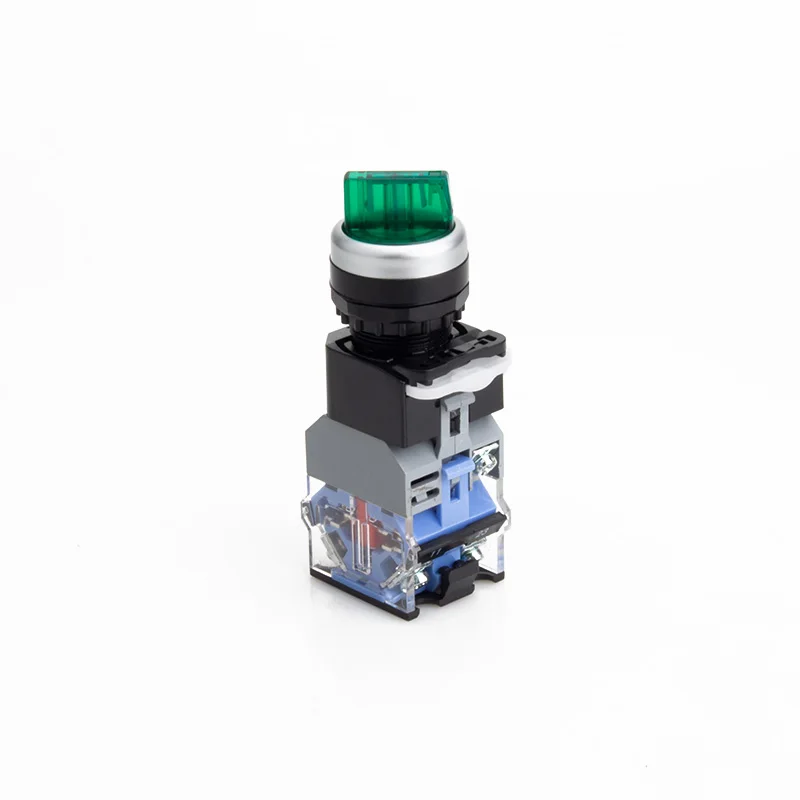 SHENGLEI Factory direct sales LA38 Series 22mm select second and third speed rotary knob switch