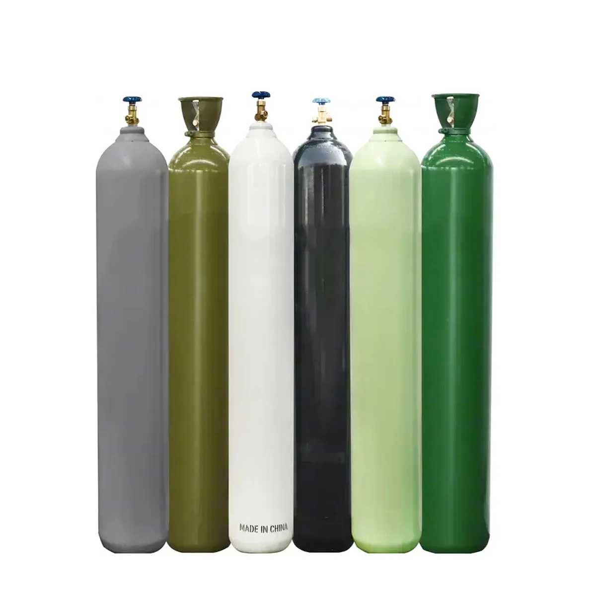Industrial 40L Steel Gas Bottle Argon/Nitrogen/CO2/NOS/Oxygen/Helium Gas Cylinders