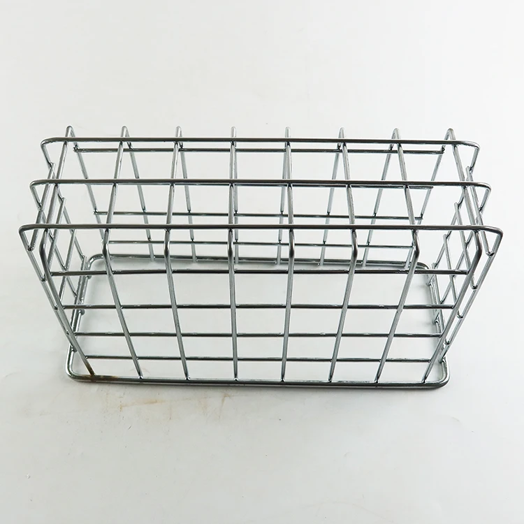 Customized Metal Wire Food Organizer Storage Bin Baskets with Handles for Kitchen Cabinets Pantry Bathroom Laundry Room