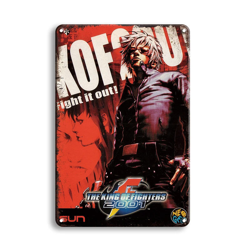 Best Sale Anime Tin Wall Signs Metal Crafts For Home Vintage Poster Tin Signs Wholesale For Bar Garage Wall Decoration