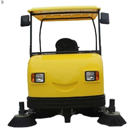 NIULI Floor Sweeper Machine Electric Street Sweeper/ Road Sweeper with Cabin tranapllet