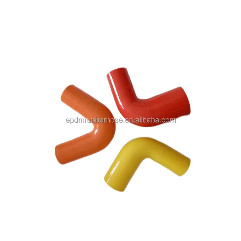wholesale of new materials water pipe rubber black custom rubber parts 90 Degree silicone hose water pipe