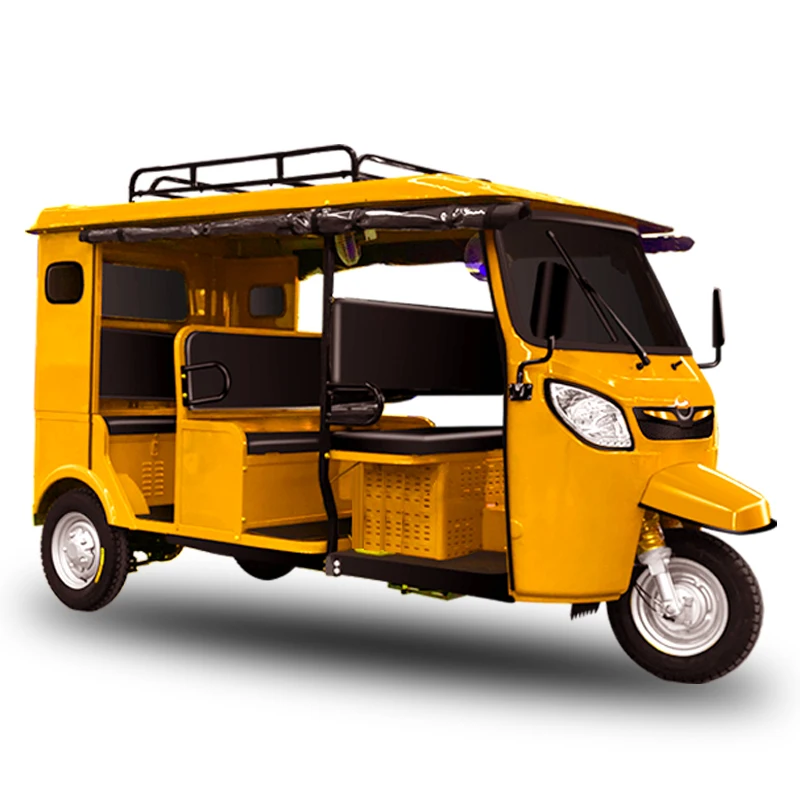 Последние 6 местный 200cc с водяным охлаждением пассажира Bajaj ТЕЛЕВИЗОРЫ двигатель трицикла