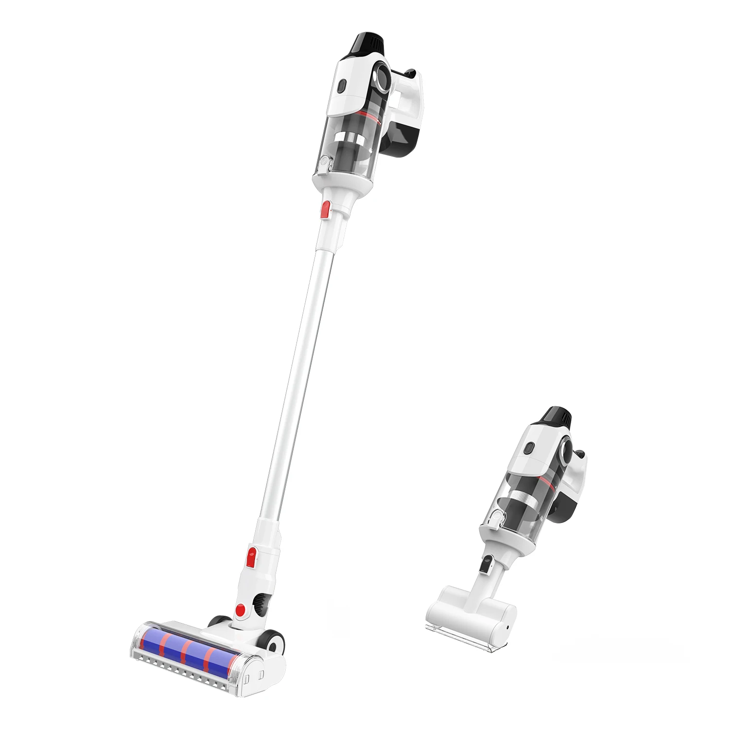 300W Powered Cordless Rechargeable Stick vacuum cleaner low noise vacuum cleaner for sale