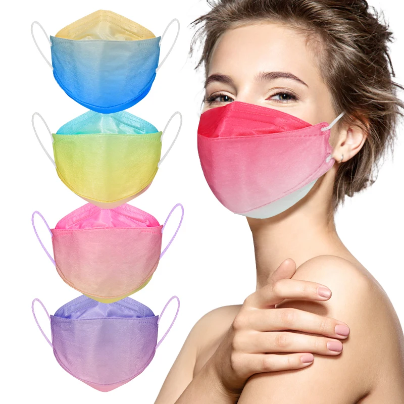 kf94 1-3 years Fish Shape Colorful 4ply 3D Adult Personal Protective KF94 Face Mask GB2626 Standard