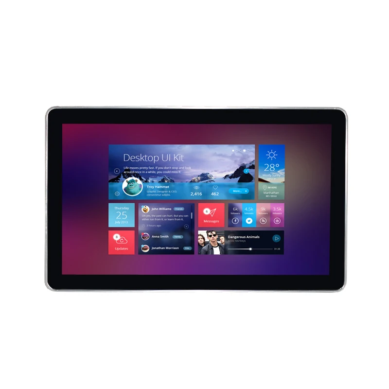 Hot Selling Indoor Wall Mount LCD Monitor Commercial Elevator Advertising Display Screen Smart TV Lift Digital Signage