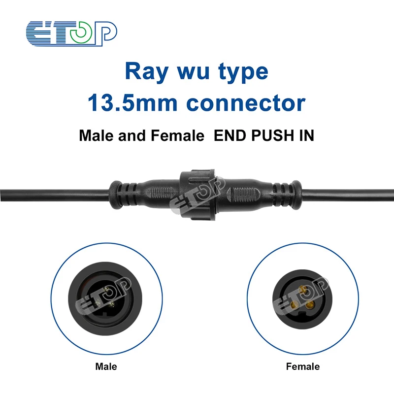 ETOP 10ft Extension Cable Power Cord for Gemstone Light 3 Core Flexible Copper Electric Wire Cable Raywu /Paulzhang /X Connect