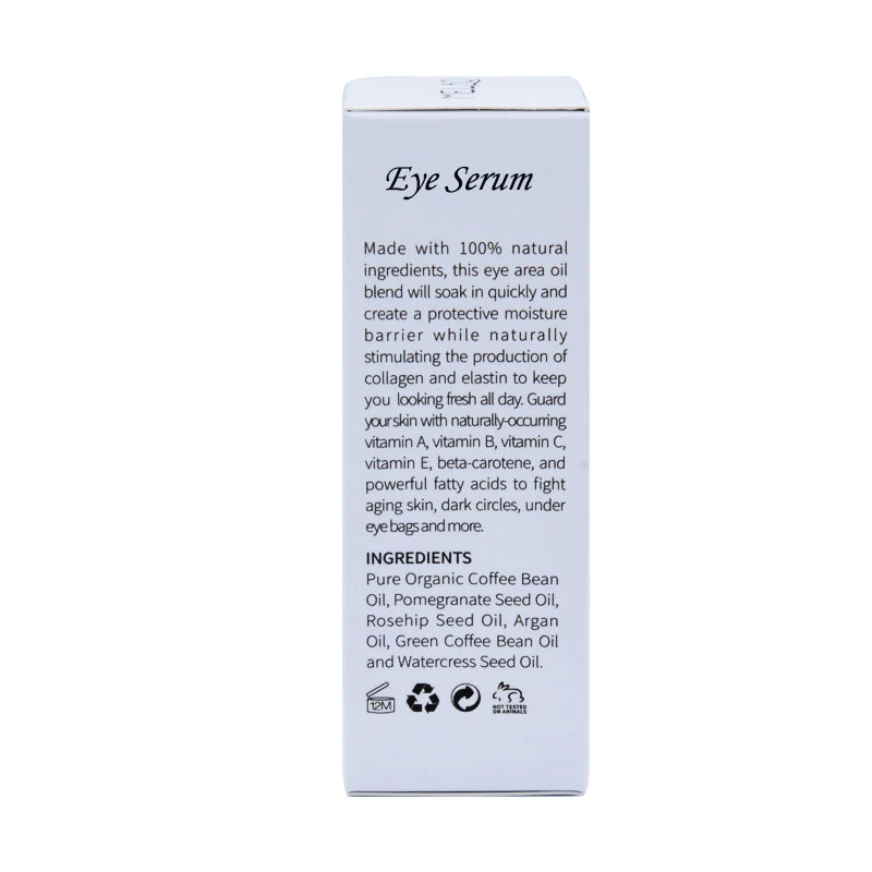 Anti-Aging Eye Serum with Collagen Peptide and Hyaluronic Acid Moisturizing under Eye Bags and Dark Circles Treatment