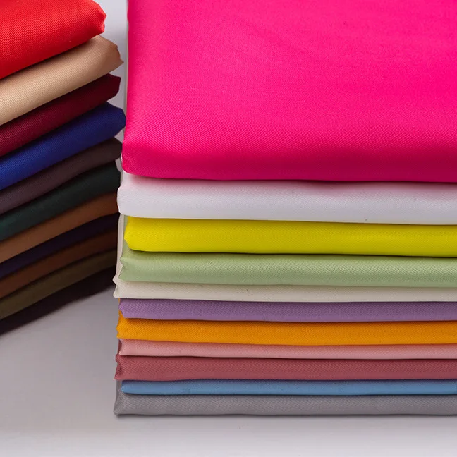 Poly Taffeta plain 210 garment lining good quality 180T taffeta lining