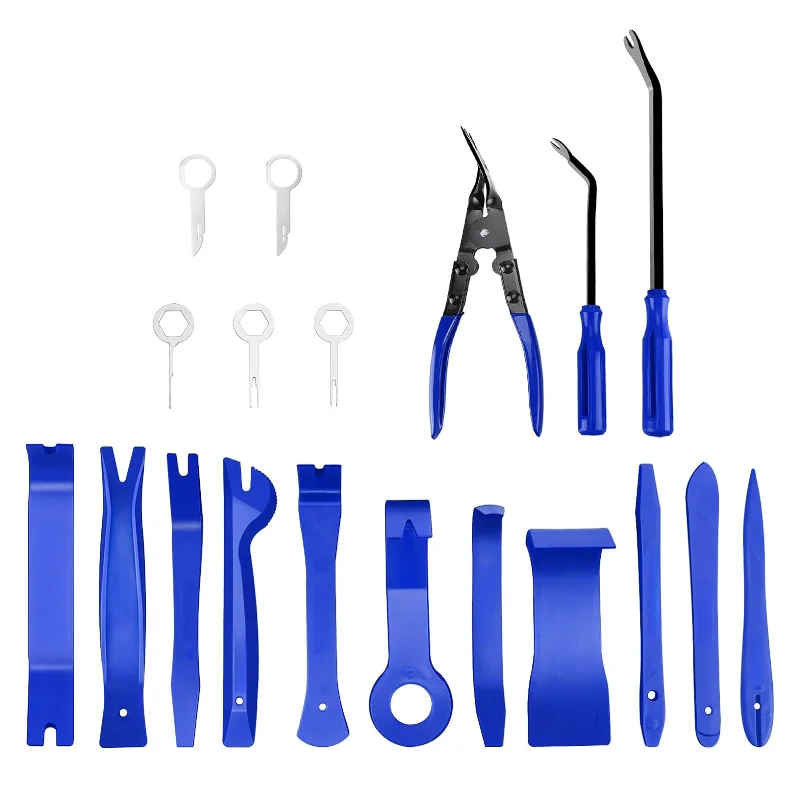 Promotional Car Door Fastener Panel Disassembly Repair Set Automotive Plastic Upholstery Pliers Trim Removal Tool Set With Bag