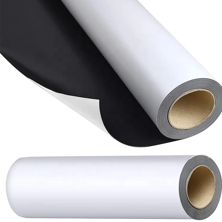  Printing Flexible Rubber Magnet Sheet Roll With Adhesive Vinyl