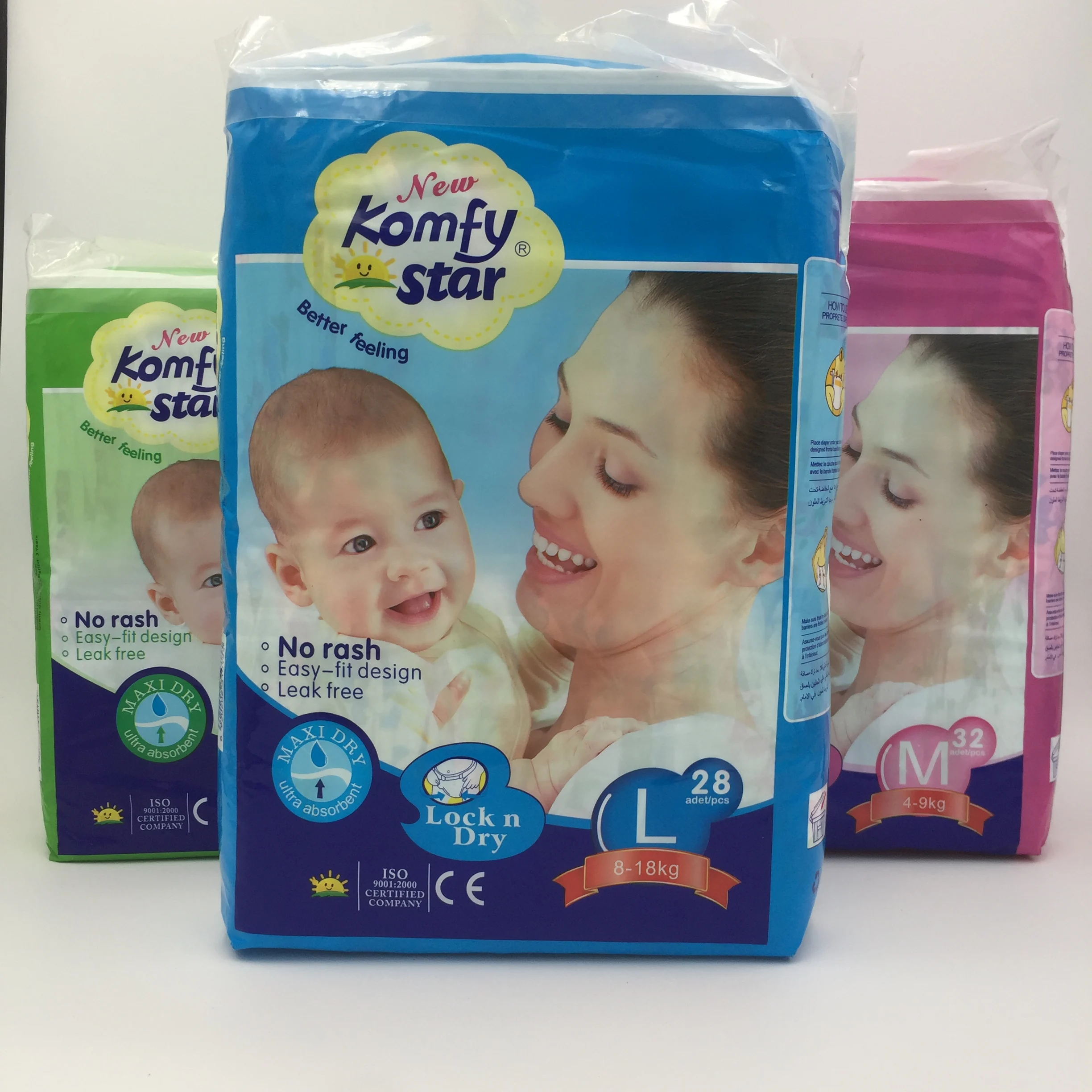 new born baby diaper 3 kg tape Low price PE for Africa market