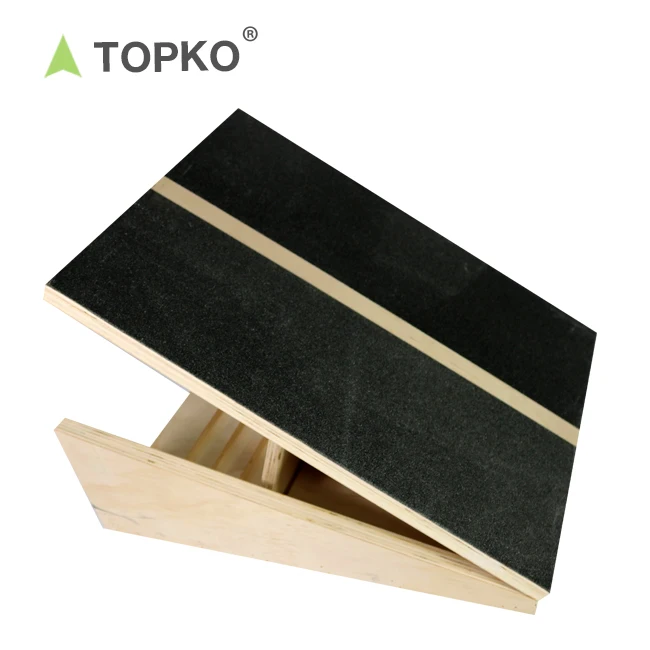 TOPKO Eco-Friendly Custom Logo Wooden Slant Board Five Angles Adjustable Stretching