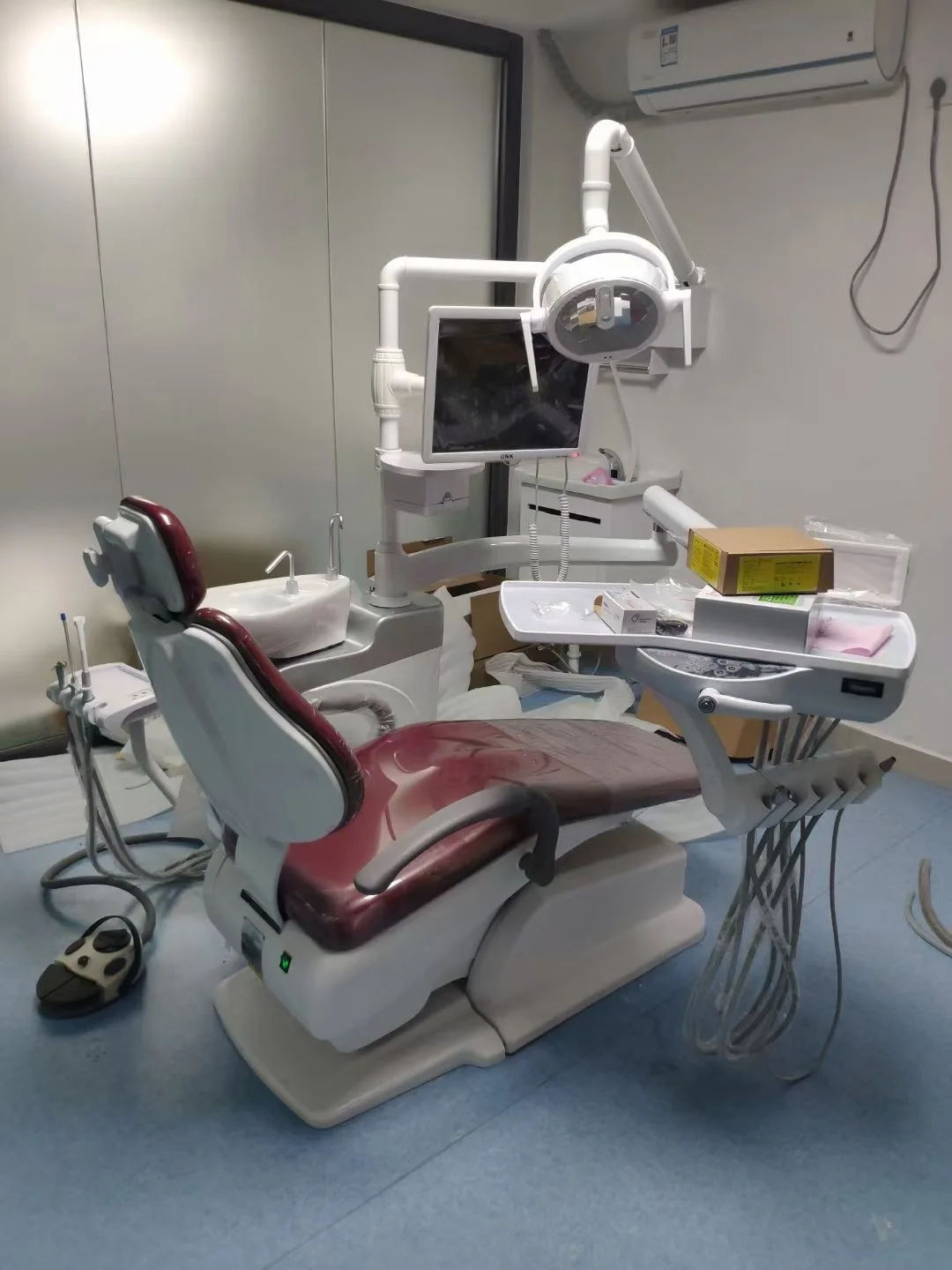Foshan PU Cushion Dental Equipment Dental Chair for Philippines Market