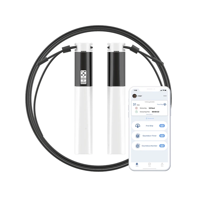 Hot Sale Sports Training Adjustable Smart Electronic Calorie Skipping Speed Jump Rope With APP