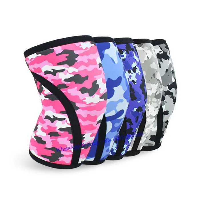 2021 Knee Compression Sleeves for Weightlifting, Powerlifting - 7mm Neoprene Squats Knee Sleeve with