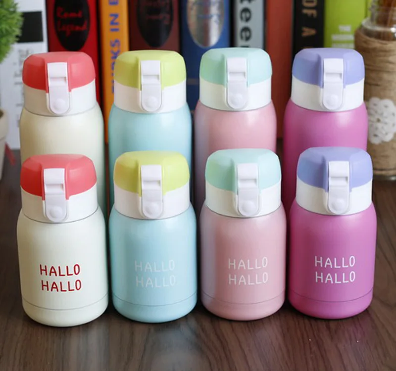 Small Size Stainless Steel Water Bottle Double Wall Insulated Vacuum Flask for Kid
