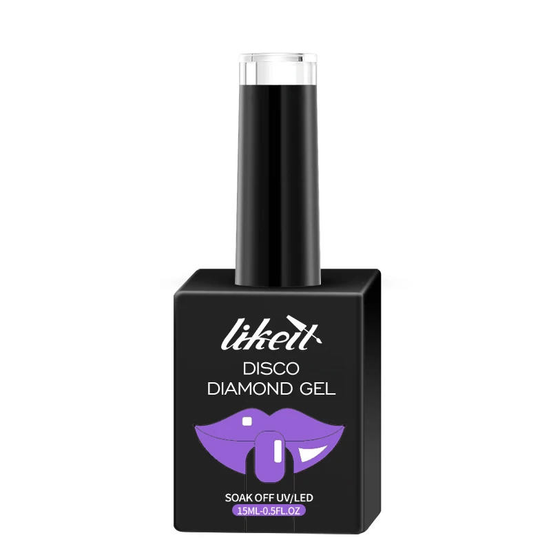 Factory Direct Sales Glitter Gel Polish 24 Color Gel Nail Set Long Lasting Gel Glue For Press On Nail