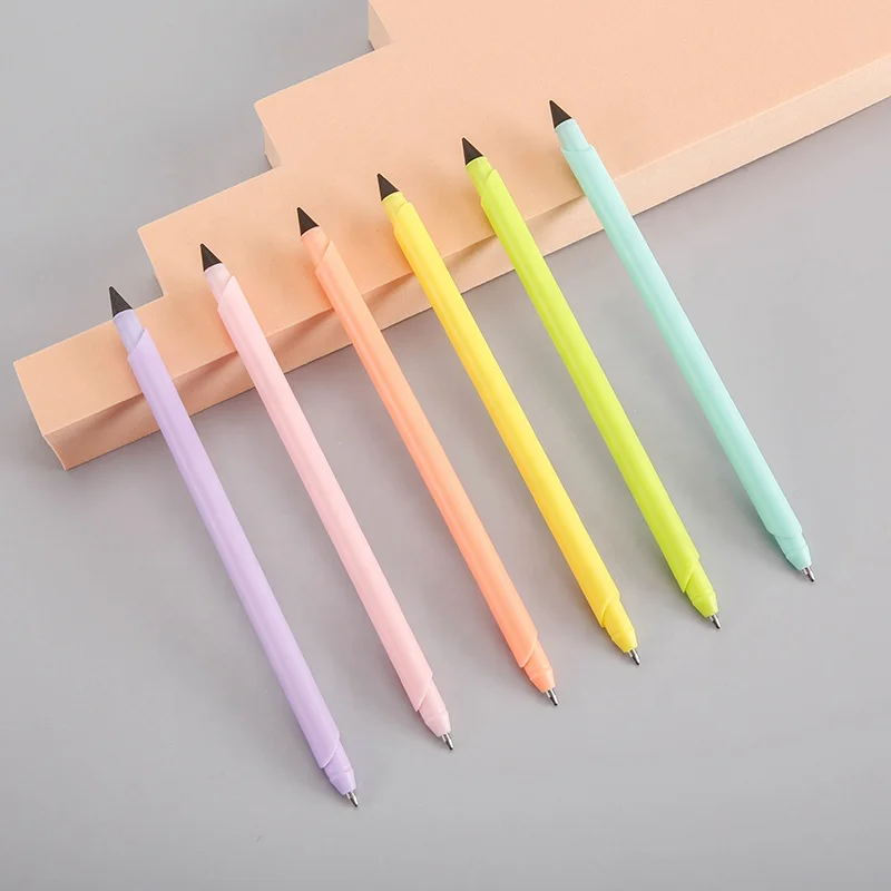12 Colors  Double-headed Inkless Pencil Replaceable  nib pen, Gifts Ball Pen for School, Pens with Custom Logo