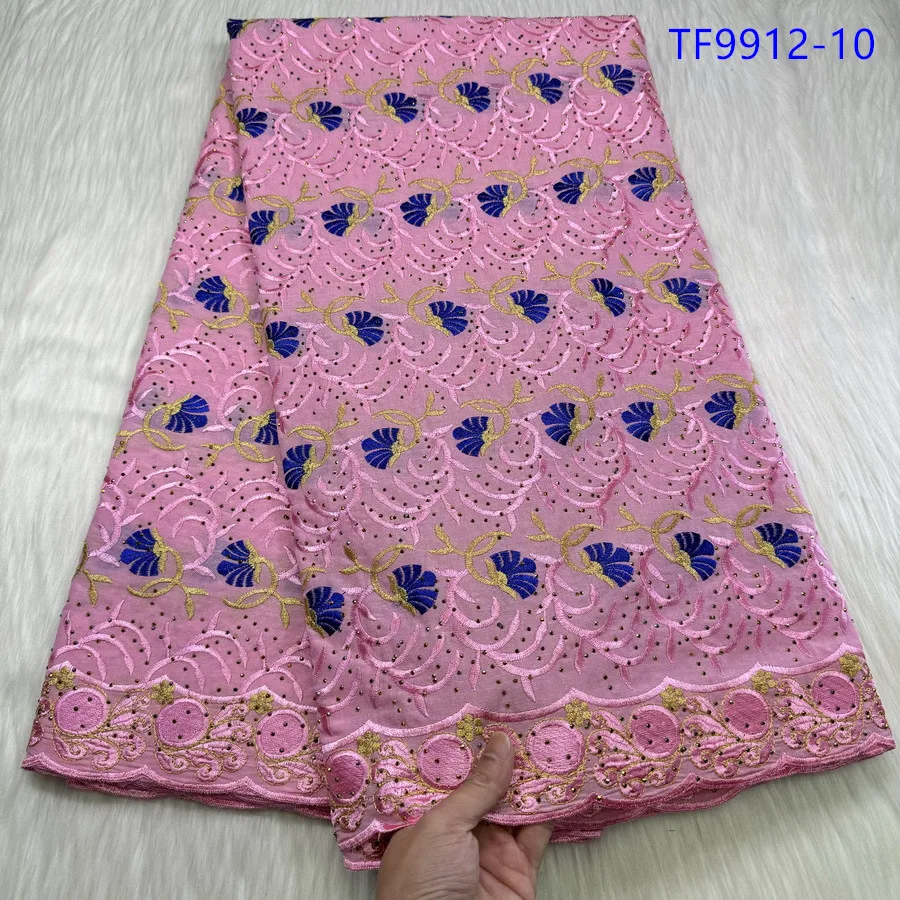 Elegant Style swiss Voile Lace High Quality Floral Embroidery Patterns Cotton Lace for Clothes