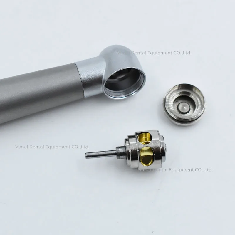 Dental LED Handpiece High Speed 4 Hole 3 Way Water Spray Ceramic Push Button Air Turbine Drills Dentisty Equipment