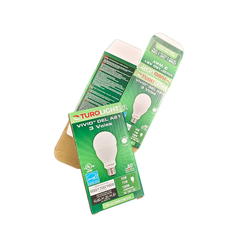 Shanli custom Printing Paper Led Light Led Bulb Packaging Box