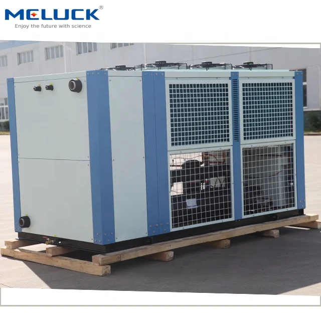 Air Cooled Chiller Low Temperature Food Beverage Air Cooled Screw Type Water Chiller