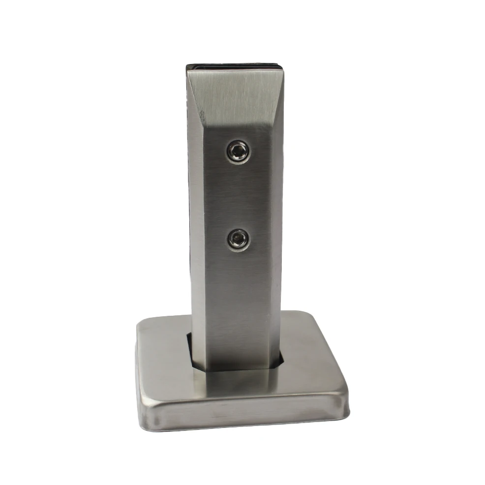 friction wall pool face mounted smart  home glass clamp balustrade stainless steel spigots