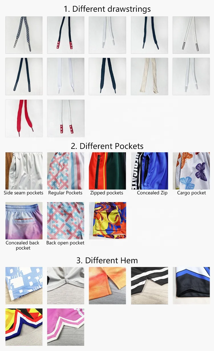 Buker Summer Cropped Fit Custom Logo Polyester shorts,Sublimation Printed Workout,Streetwear Men Mesh Shorts With Pockets