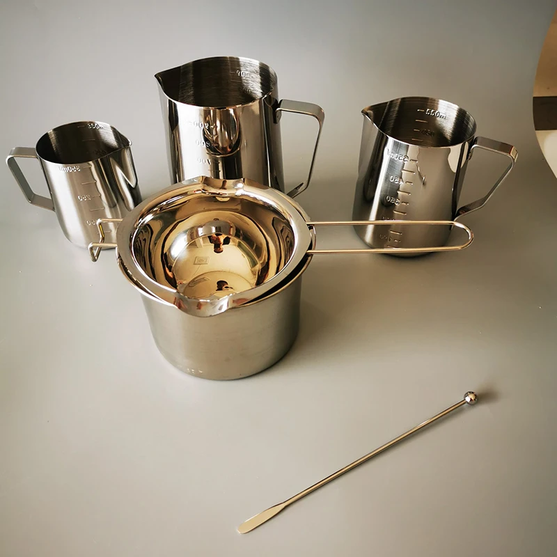 Wholesale Stainless Steel Soy Paraffin Wax Melting Pot for Candle DIY Candle Making Tools Double Boiler Outer Wax Melting Pot
