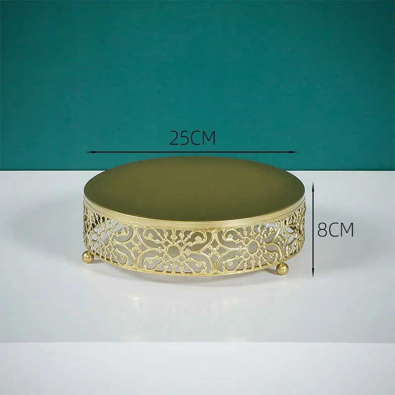 Gold cake stands for wedding cakes festive& party supplies presentation gateau stitching colors dessert display set stand