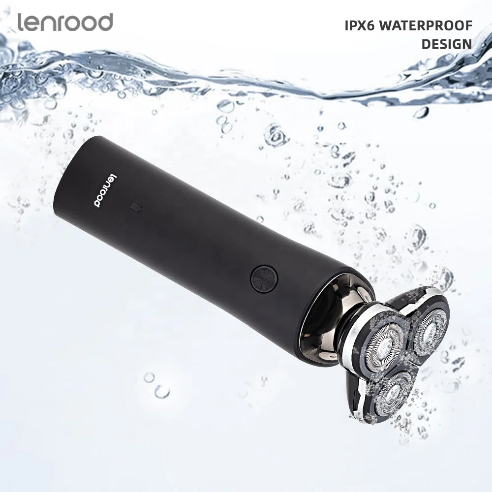 Lenrood Electric Razor New Arrival LR-600 IPX6 USB Rechargeable 4D Floating Wet And Dry Dual Use Men Electric Shavers