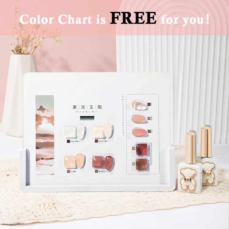 ZRKGEL  Odorless 15ml 9 Colors Nail Gel Wholesale Private Label  Soak Long Lasting Ice Jelly Uv Gel Set Free Sample for Salon
