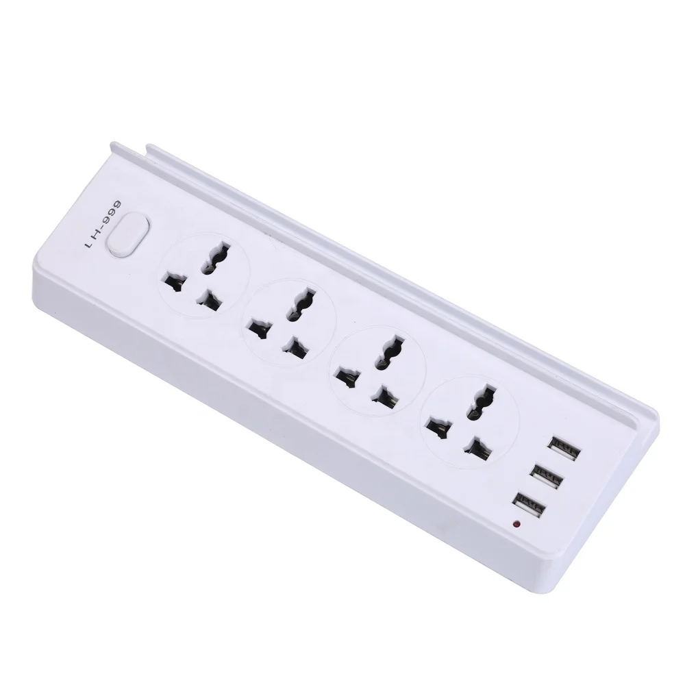 extension cord UK Socket 3 Pin British 5 plug extension board switch and socket