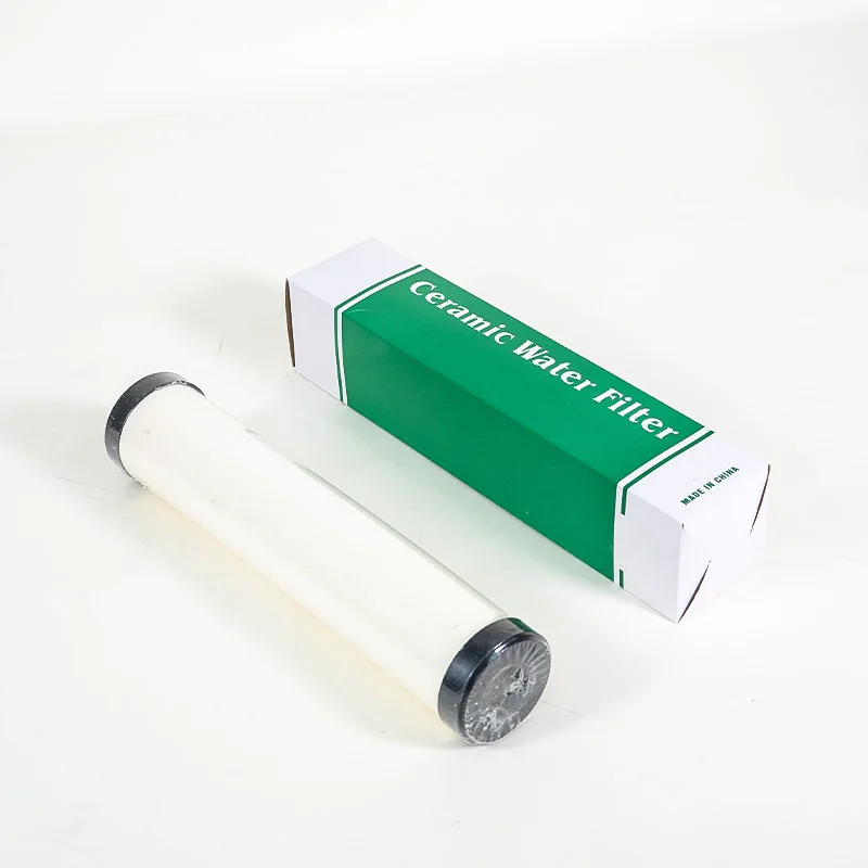 Ningshing OEM 10 inch silver loaded ceramic filter cartridge water filter cartridge and carbon block water purifier