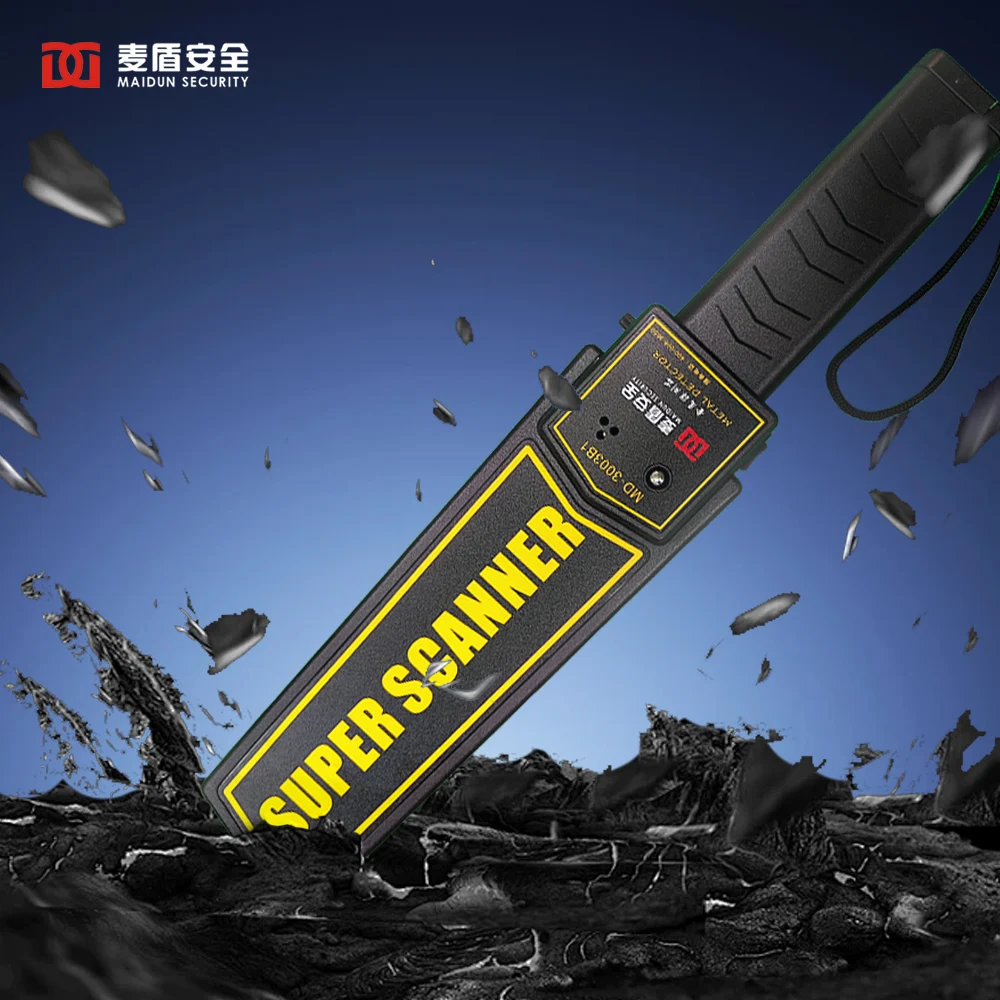 MD3003B1 Low Price Handheld Metal Detector Metal Detector Professional Security Wand Airport Security Equipment Body Scanner