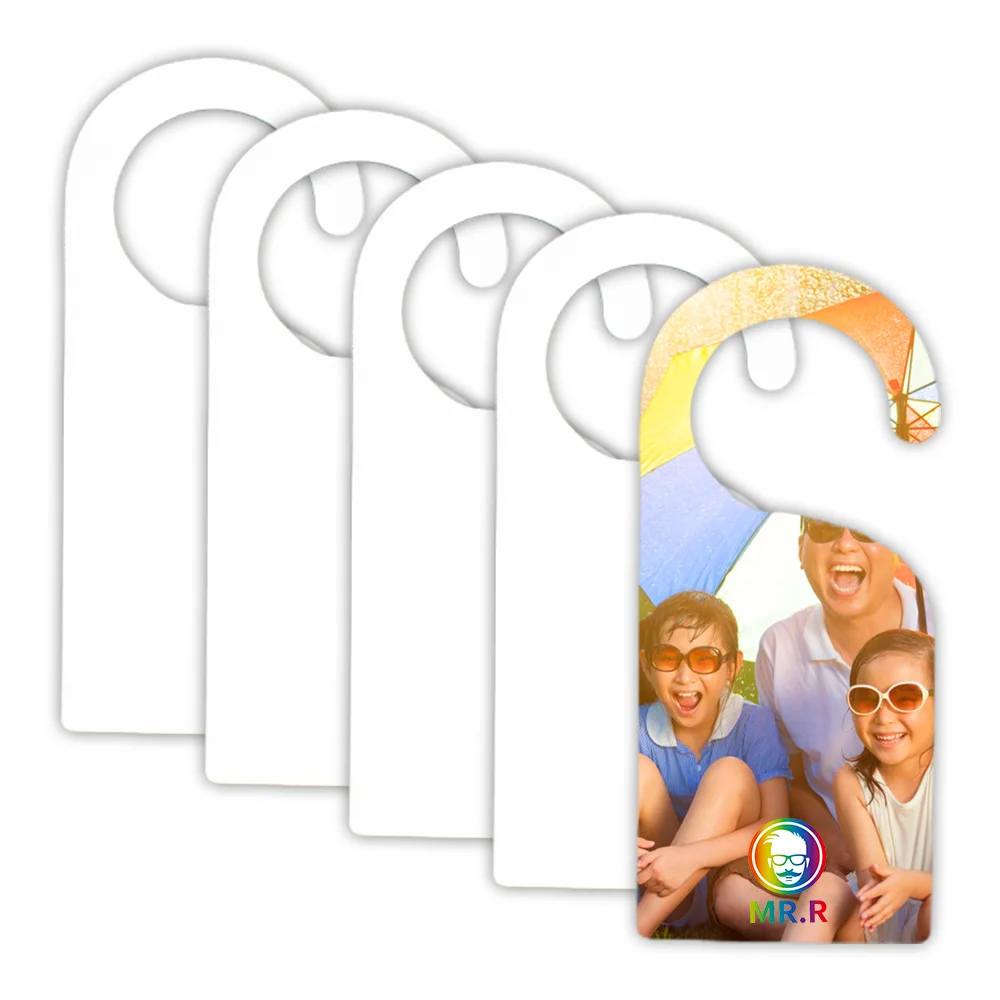 Sumex Photo MR.R Sublimation Blanks 5 Sets MDF Hardwood Blank Door Hang Tag Size 227*100*5mm